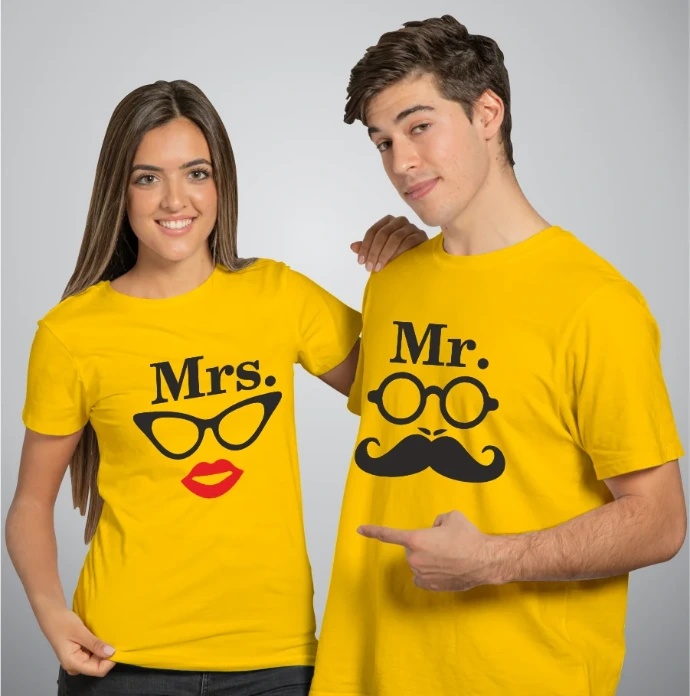 Couple cotton Tshirt 