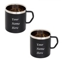 Personalised Stainless Steel Mugs, Heavy Quality (1pc)