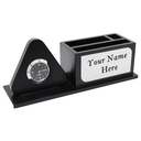 Triangle Shape Stand with Clock