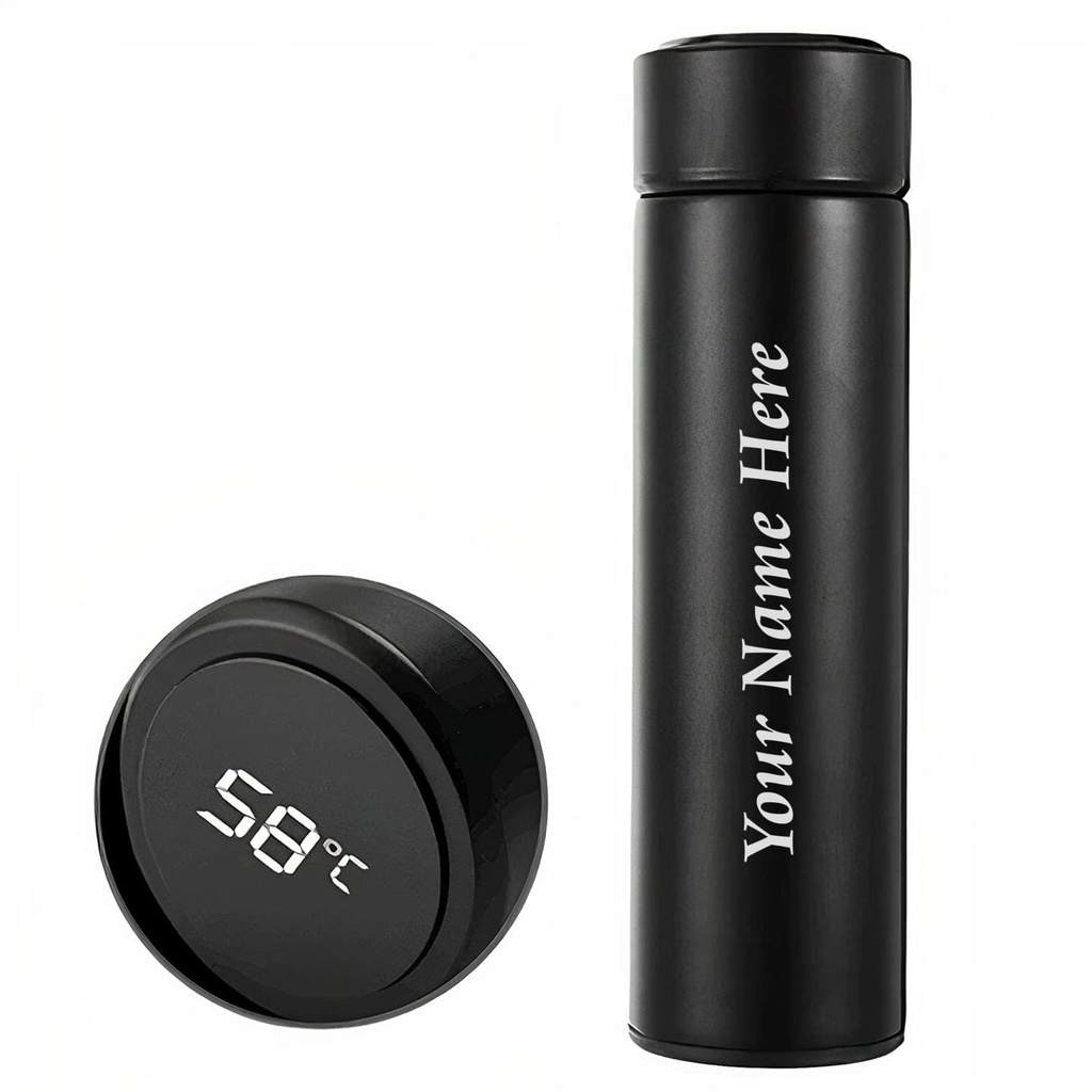 Personalised LED Temperature Bottle