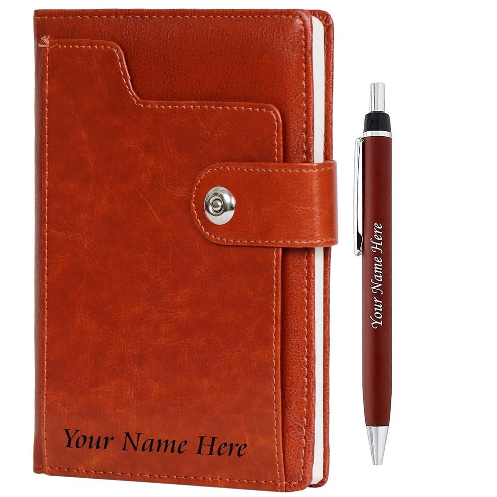 [DIARY WITH POUC-] Diary with Pouch & Metal Pen, Gift Box