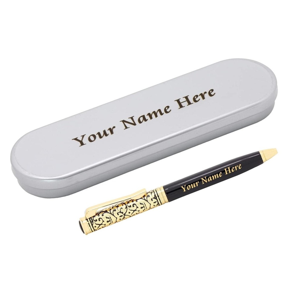 [PERSONALISED GO-] Personalised Golden Metal Pen Premium Series