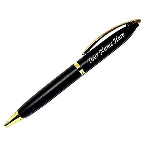 [GoldCapMetalPenWithName] Gold Clip Imported Ball Pen