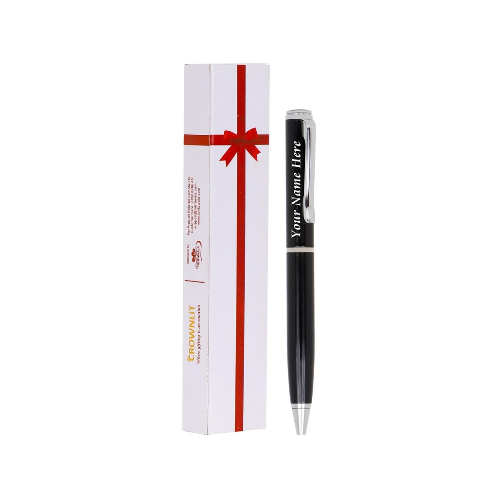 [Eco Black Metal Pen with Silver CLIP] Silver Metal Pen with Gift Box