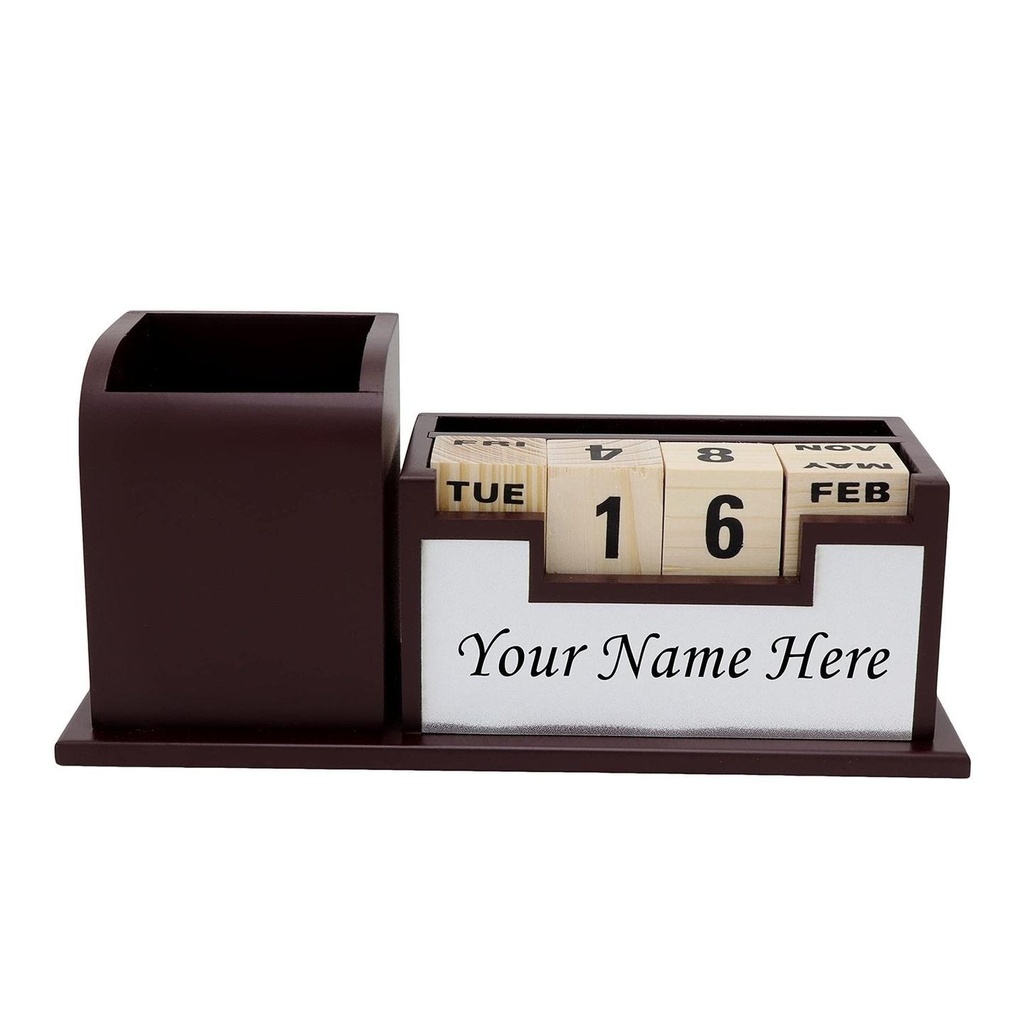 [DESK ORGANIZER -] Desk Organizer with Calendar & Pen Stand