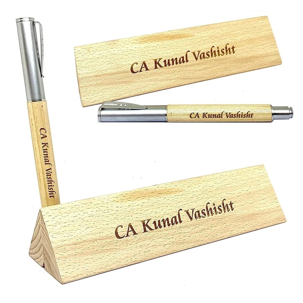 Personalised Pen and Wooden Box 