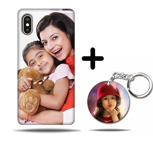 Customised Matte Mobile Cover With Keychains