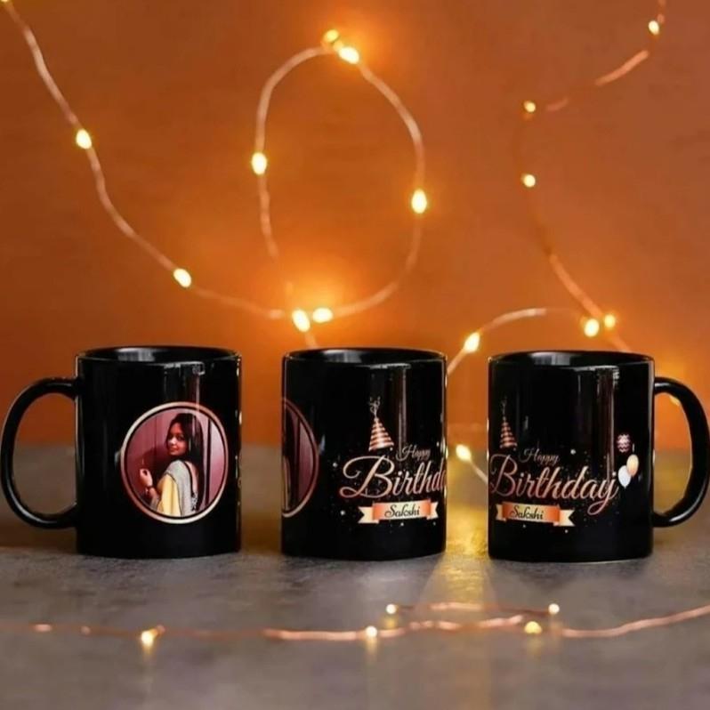 Customised Black Coffee Mug