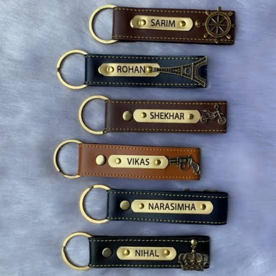 Leather Keychain (Black)