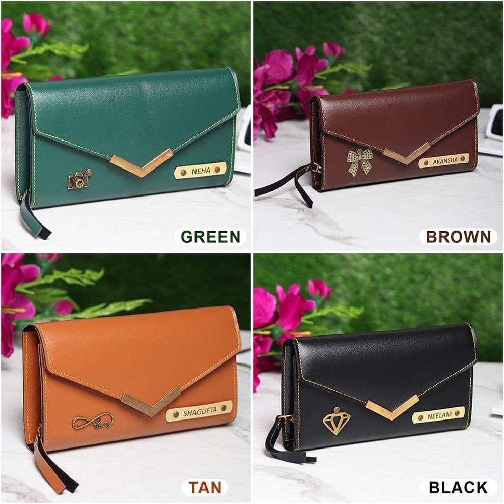 [LADIES 3 FOLD H-Color-Black] Ladies 3 Fold Heavy Wallet (Black)