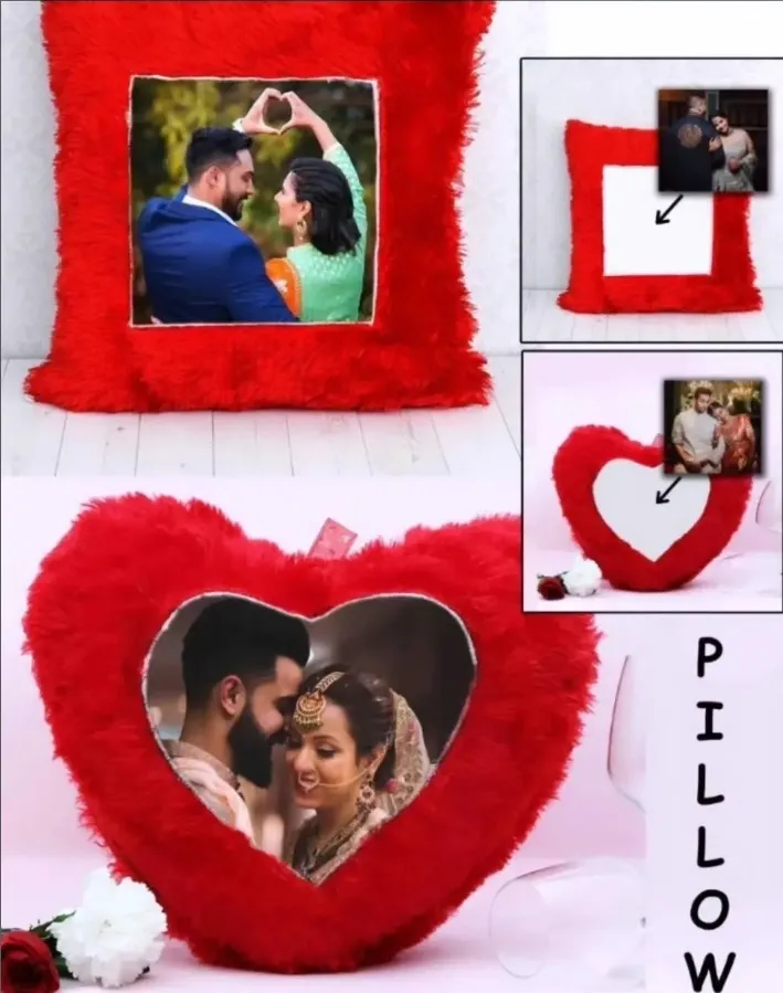 Customised Fur pillow (Square/Heart)