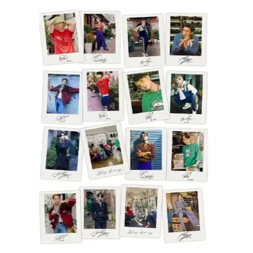 BTS Lomo Cards Pack of 16 Premium Photocards (3x4 inches) For Room Decoration/For Gifting/BTS Merch