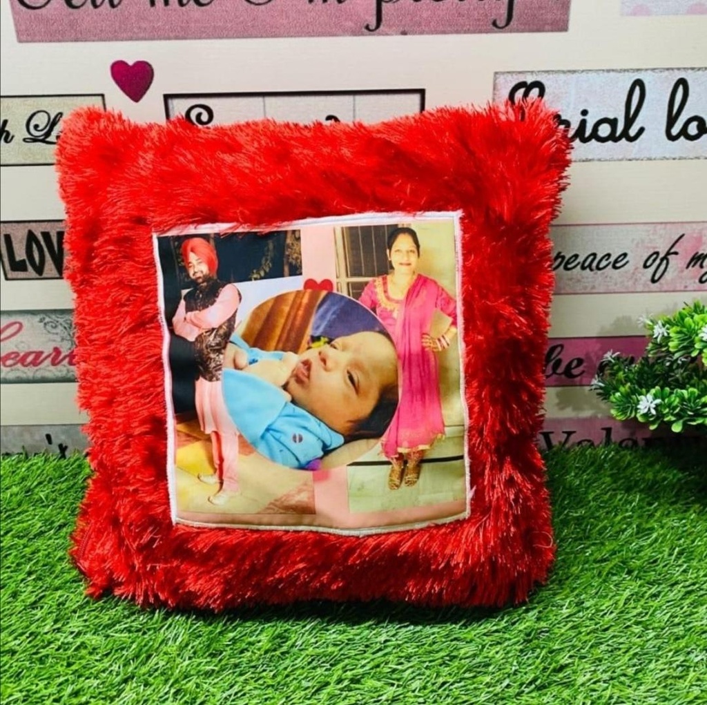 Customised Fur pillow