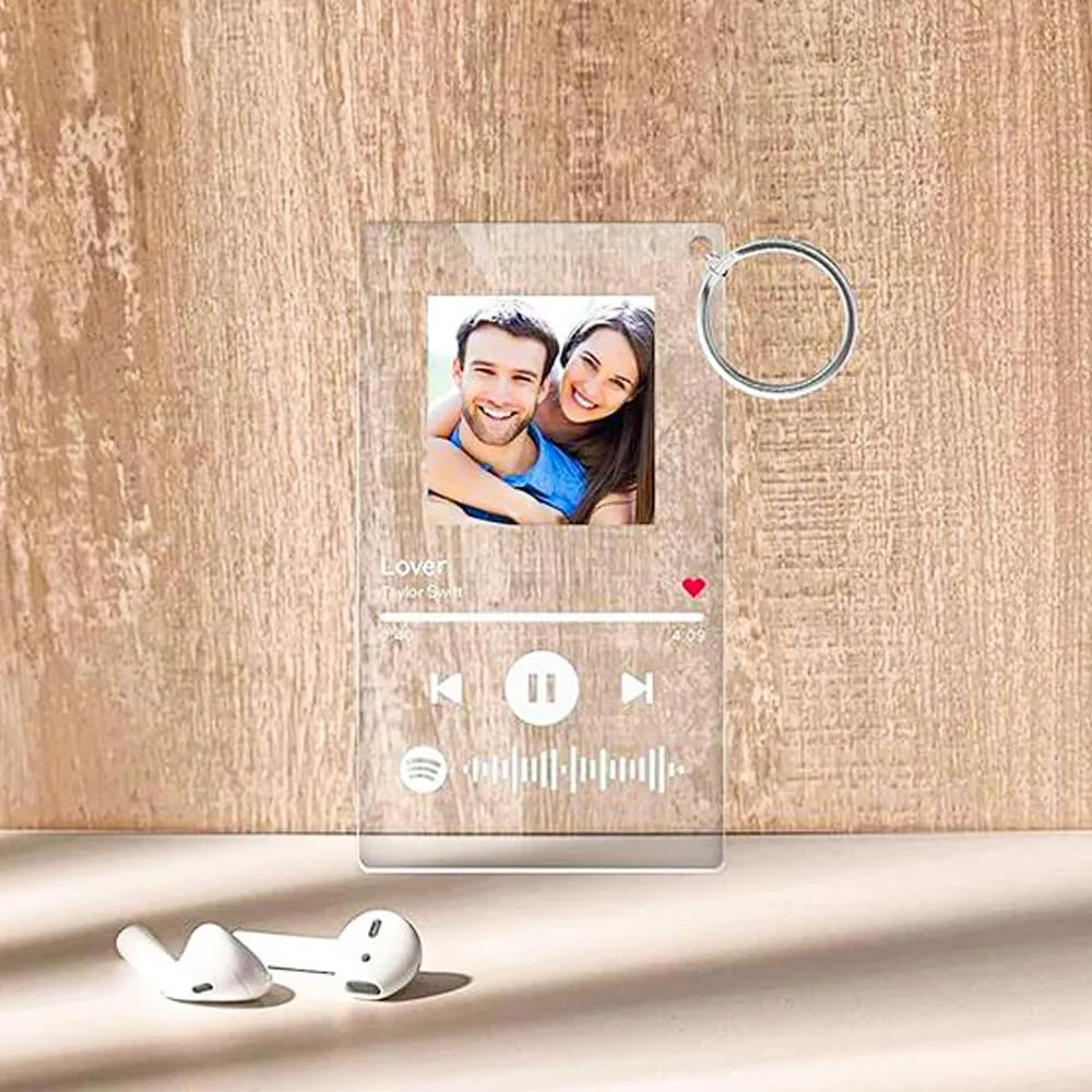 [ACRYLIC SPOTIFY-] Acrylic Spotify Song Key Chain