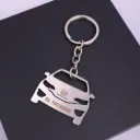 Silversplash Personalized Car Keychain