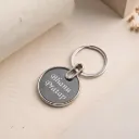 Personalised Round Shaped Key Chain