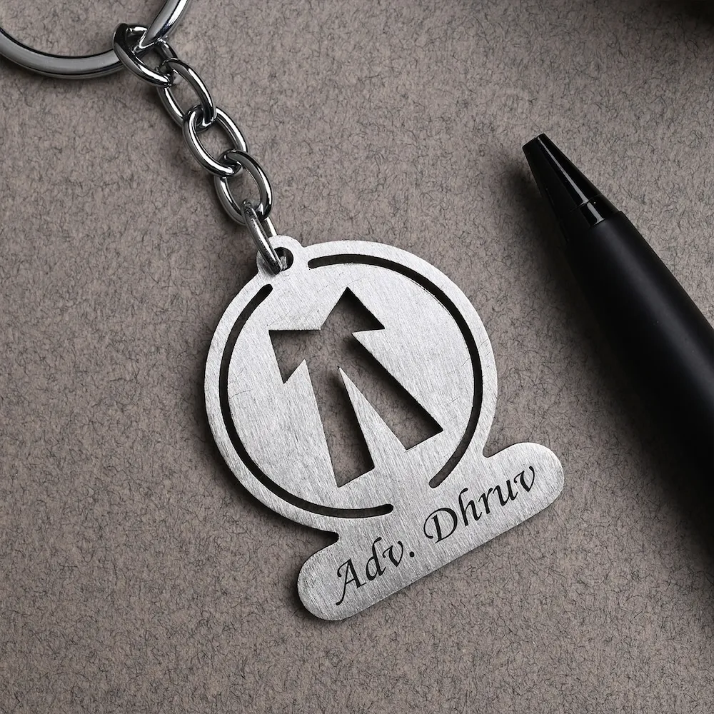 Personalised Engraved Keychain for Advocate