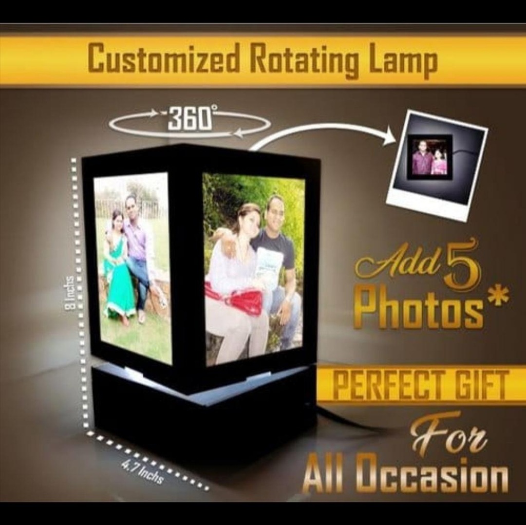 Rotating Rectangle Lamp