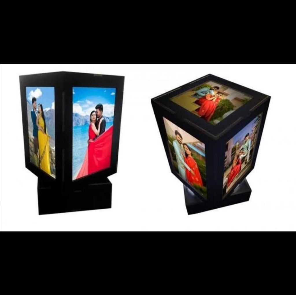 Rotating Big Rectangle Lamp