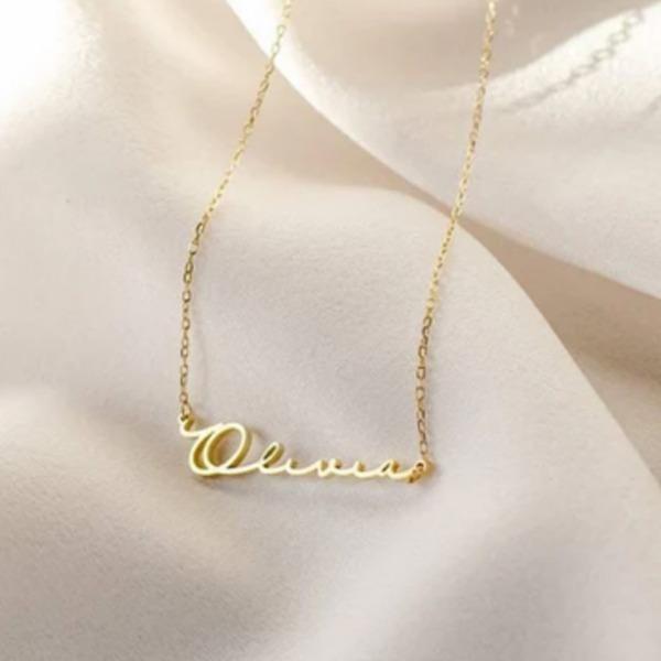Signature Style Name Necklace for Women's and Girls
