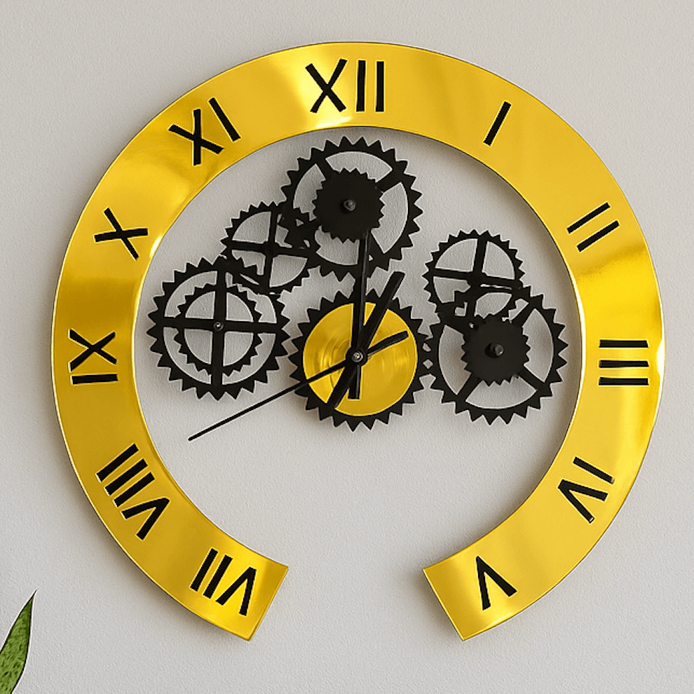 Royal Chrono Gear Clock (16x16 inches)