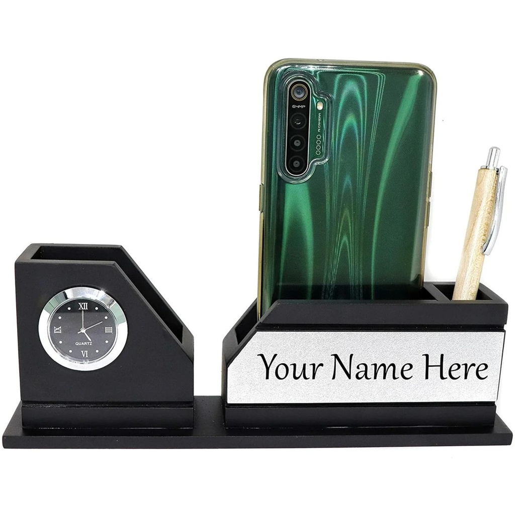 [PERSONALIZED PE-] Personalized Pen Stand and Mobile Stand with Your Name or Logo on it