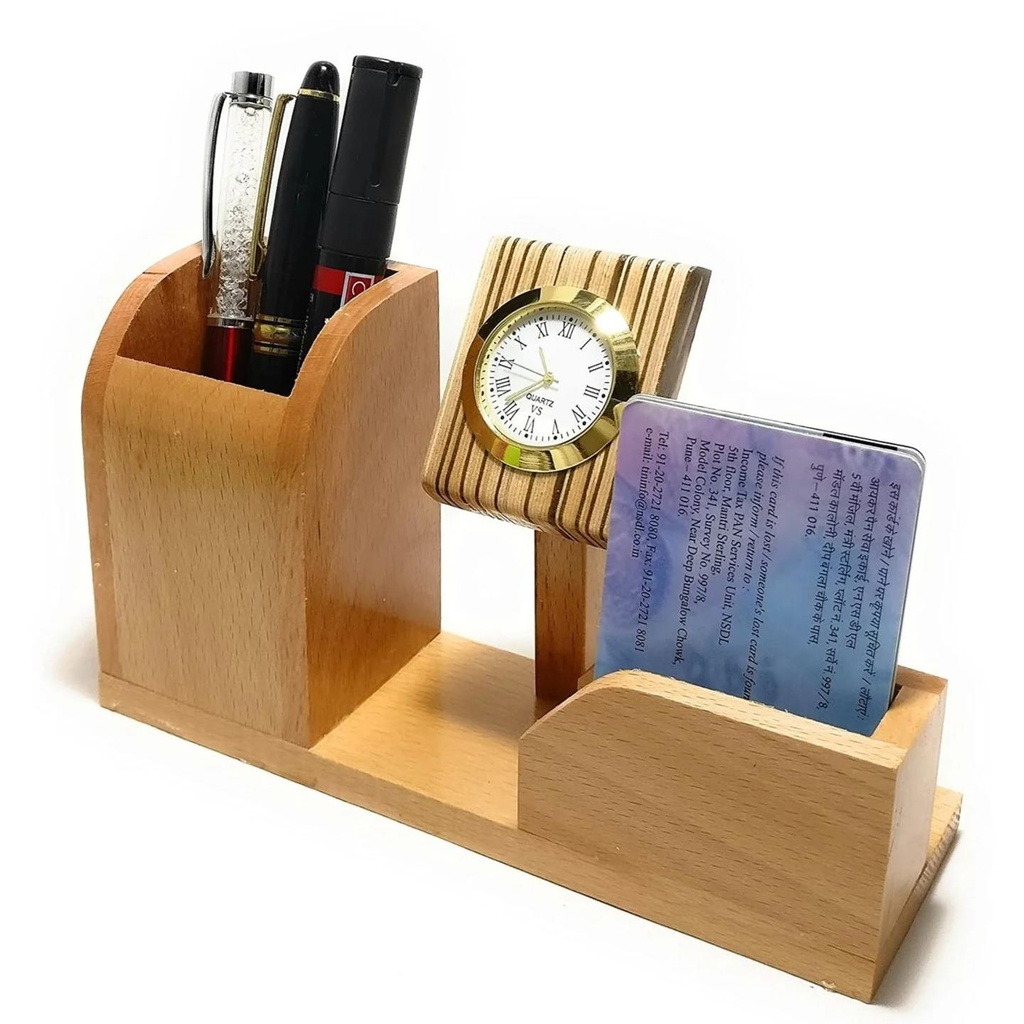 [BIG SIZE WOODEN-] Big Size Wooden Desk Organizer