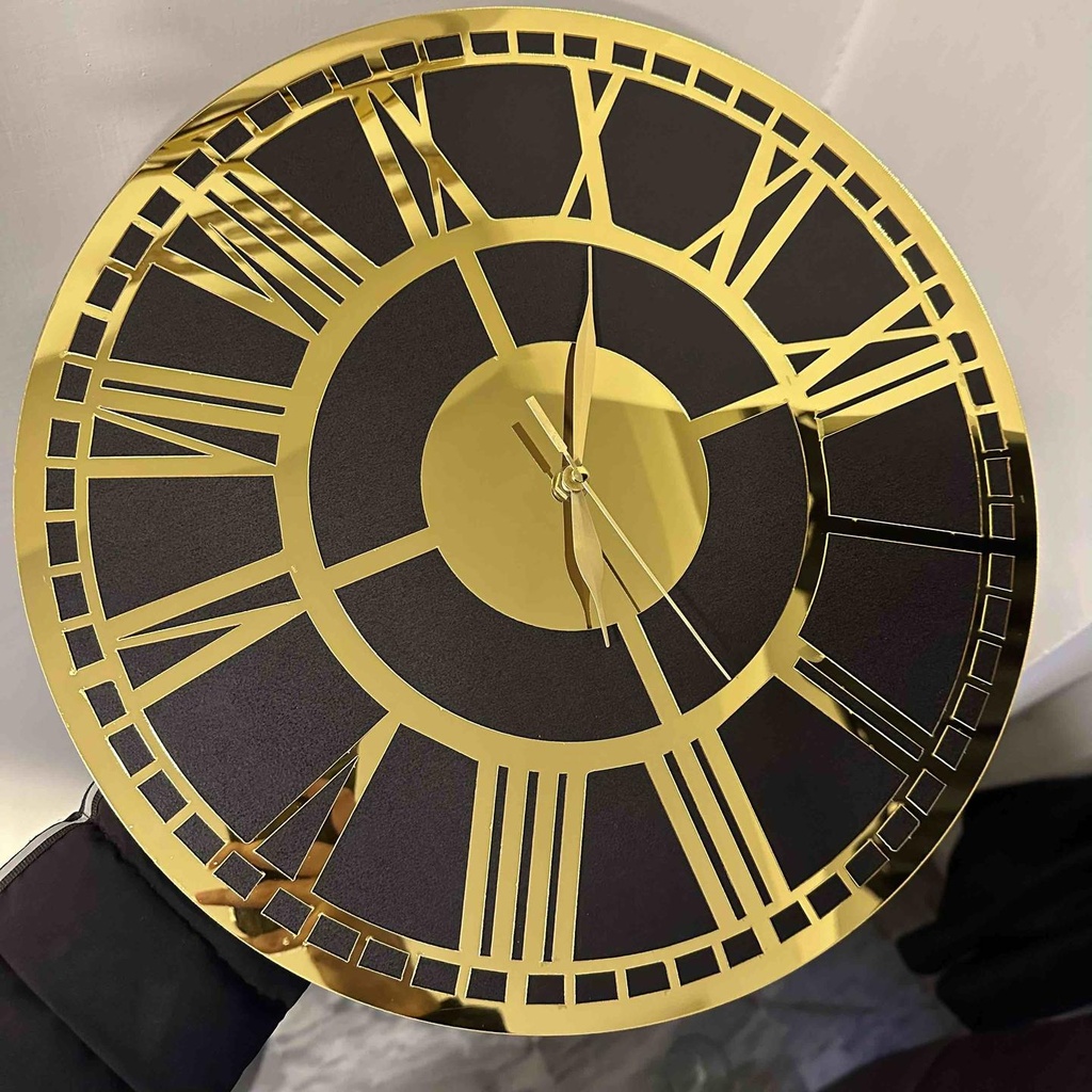 [Golden] Premium Majestic Roman Clock (Gold)