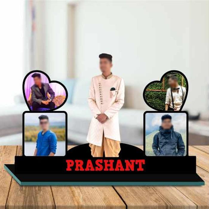 Photo Cutout Standy (with 5 Photos & Message) (12in x18in)