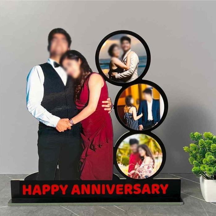 Photo Standy with 4 Photos (Happy Anniversary)