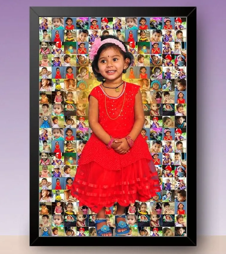 [CUSTOMISED MOSI-] Customised Mosiac Frames (12 x 18 in)