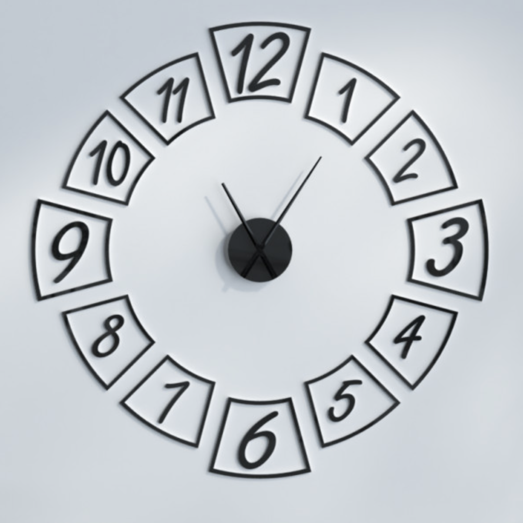 [cp06] Premium Acrylic Wall Clock with 12 inch needles(cp06)