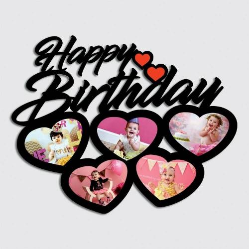 Customised Happy Birthday Heart (5 photos)