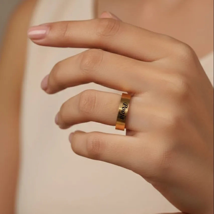 [SKU00127] Custom Adjustable Ring (Gold)