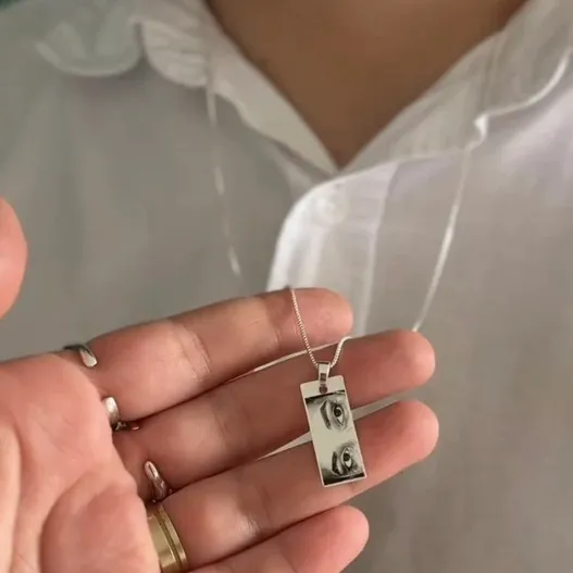 [PERSONALISED EY-] Personalised Eye Necklace