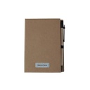 Customizable Sticky Note Pad with Pen, Model H804, 13.6 cm x 10.8 cm, 4 Colors Available
