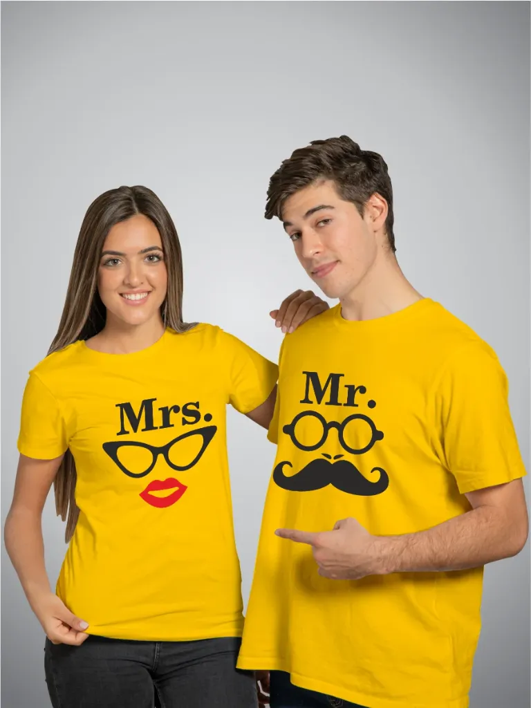 Customised Couple Tees (Cotton)